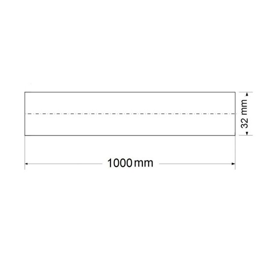 Соединение для сифона Imperial d32 мм 100 см хром (801.04)