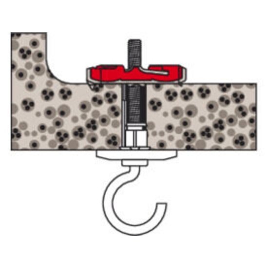 Дюбель для листовых материалов Fischer DuoTec 10x40 мм нейлон (20 шт.)