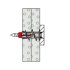 Дюбель для листовых материалов Fischer DuoBlade 15x44 мм нейлон (50 шт.)