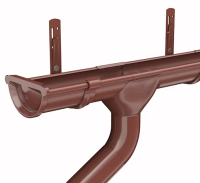 Труба водосточная ТЕХНОНИКОЛЬ МВС 125/90, 3 м, коричневый