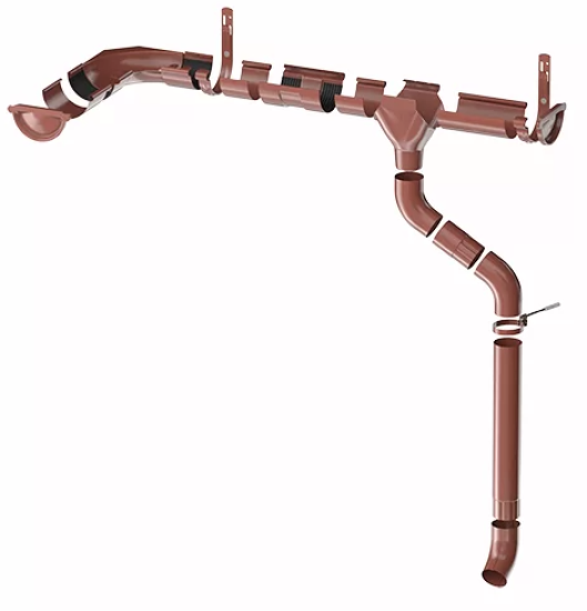 Слив трубы ТЕХНОНИКОЛЬ МВС 125/90, коричневый