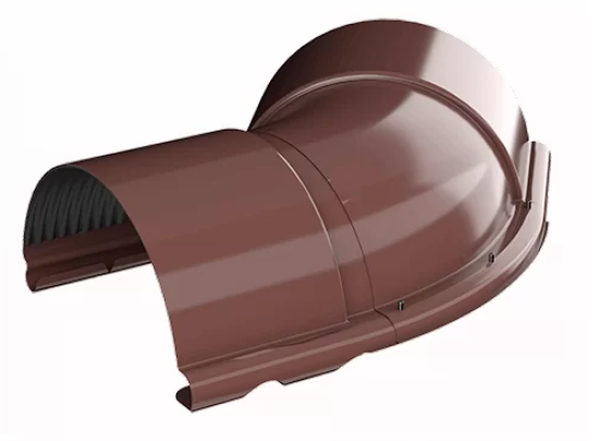 Угол желоба внешний ТЕХНОНИКОЛЬ МВС 125/90, 135°, коричневый