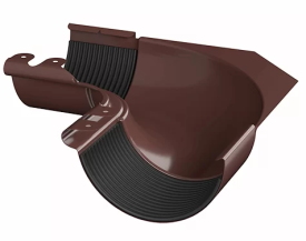 Угол желоба внутренний ТЕХНОНИКОЛЬ МВС 125/90, 90°, коричневый