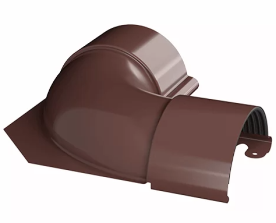 Угол желоба внутренний ТЕХНОНИКОЛЬ МВС 125/90, 90°, коричневый