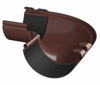 Угол желоба внешний ТЕХНОНИКОЛЬ МВС 125/90, 90°, коричневый