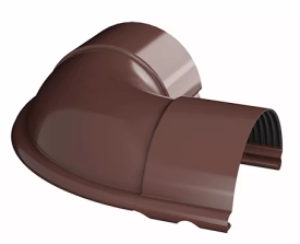 Угол желоба внешний ТЕХНОНИКОЛЬ МВС 125/90, 90°, коричневый