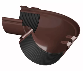 Угол желоба внешний ТЕХНОНИКОЛЬ МВС 125/90, 90°, коричневый