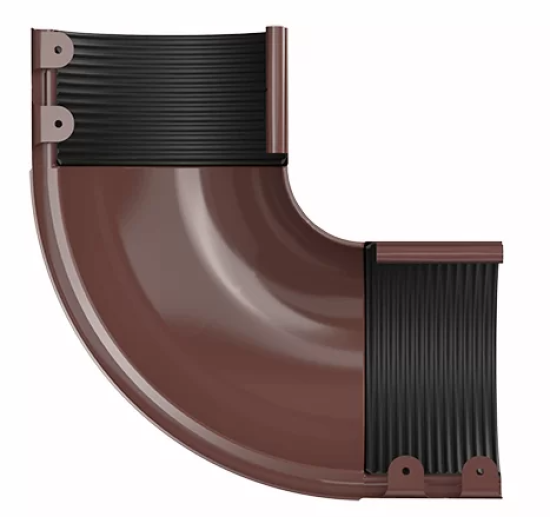 Угол желоба внешний ТЕХНОНИКОЛЬ МВС 125/90, 90°, коричневый