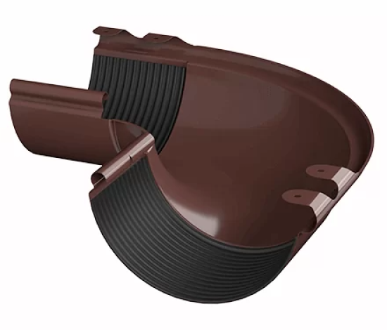 Угол желоба внешний ТЕХНОНИКОЛЬ МВС 125/90, 90°, коричневый