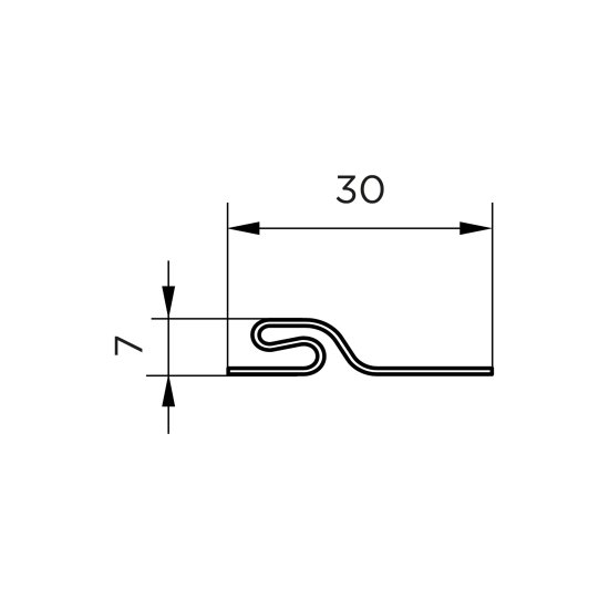 Планка стартовая для фасадных панелей MONLID цвет бежевый