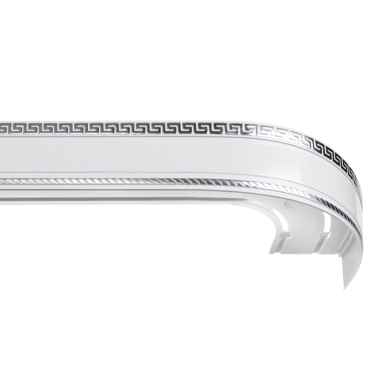 Бленда Тесей пластик 3.5 м цвет белый/хром