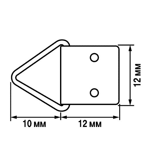 Петля для картины 12x22 мм 6 шт.