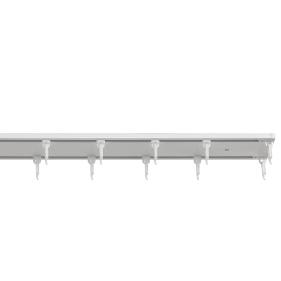 Шинный карниз двухрядный KREAFORTA Pro 320 см алюминий цвет белый комплект