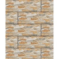 Клинкерная плитка для фасада Cerrad Kamien Aragon brick (9 шт.=0,6 кв.м ) светло-серая 450х150х9 мм