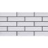Клинкерная плитка для фасада Cerrad Foggia bianco (38 шт.=0,6 кв.м ) белая 245х65х8 мм