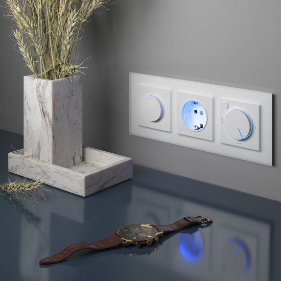 Терморегулятор механический для теплого пола Werkel W1151101 белый