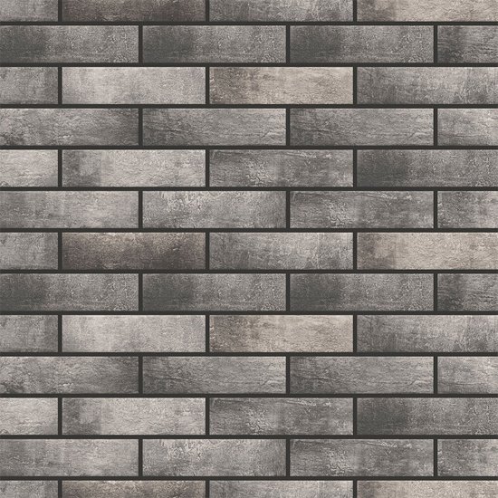 Клинкерная плитка для фасада Cerrad Loft brick pepper spec (38 шт.= 0,6 кв.м) серая 245х65х8 мм