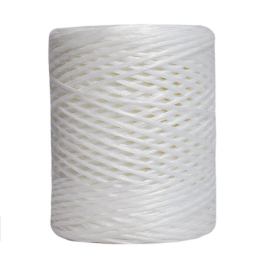 Шпагат ленточный полипропиленовый 2 пряди белый d2 мм 300 м МДС без сердечника