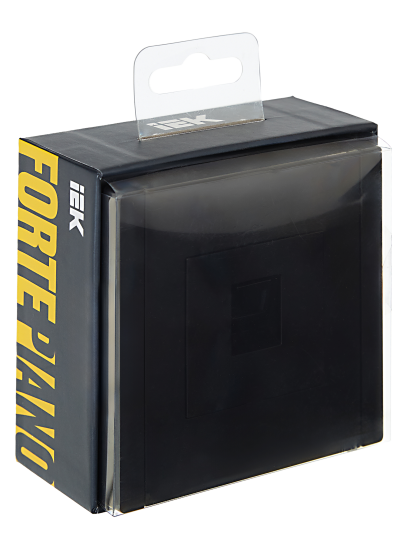 Розетка встраиваемая IEK Forte&Piano RJ45 cat 5е цвет черный