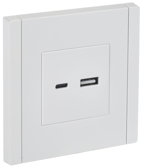Розетка встраиваемая USB IEK Forte&Piano цвет белый