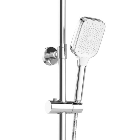 Душевая система Corsa Deco Thermo с верхним душем с лейкой с термостатом хром (SSFT02-300QQ)