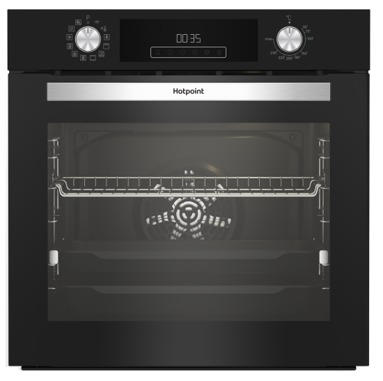 Встраиваемый духовой шкаф Hotpoint HFE9 1231 JSH BL 60x60x57 см цвет черный