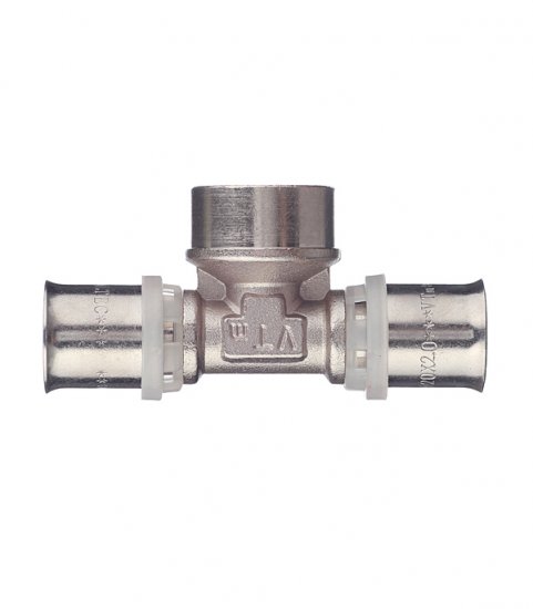 Тройник VALTEC (VTm.232.N.200520) 20(пресс) х 3/4 ВР(г) х 20(пресс)