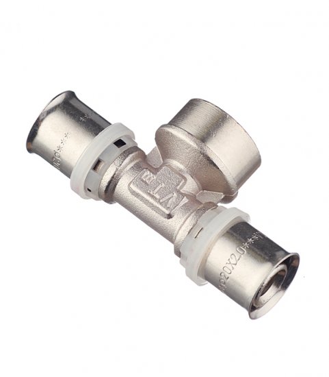 Тройник VALTEC (VTm.232.N.200520) 20(пресс) х 3/4 ВР(г) х 20(пресс)