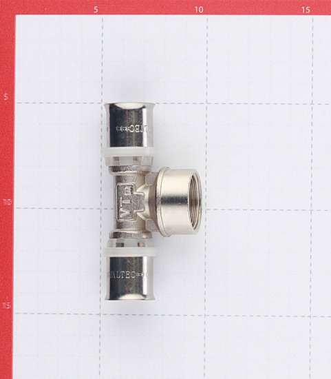 Тройник VALTEC (VTm.232.N.200520) 20(пресс) х 3/4 ВР(г) х 20(пресс)