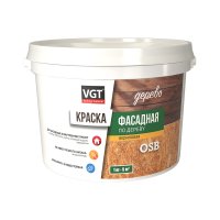 Краска фасадная по дереву ВГТ акриловая база А белая 7 кг