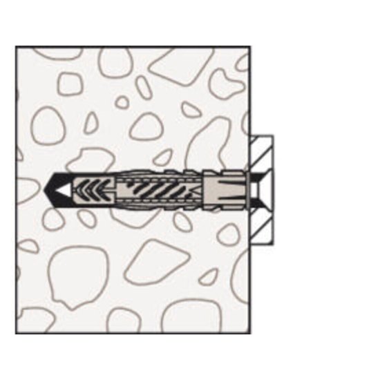 Дюбель универсальный Fischer UX 6x35 мм нейлон с буртом (100 шт.)