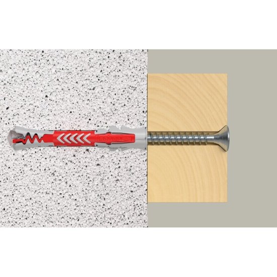 Дюбель универсальный Fischer DuoPower 6x50 мм нейлон с шурупом (50 шт.)