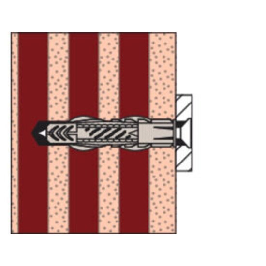 Дюбель универсальный Fischer UX 6x50 мм нейлон с буртом (100 шт.)