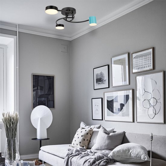 Люстра светодиодная потолочная Freya Tibo 18 Вт 4000К 15 кв.м (FR6048CL-L6B)