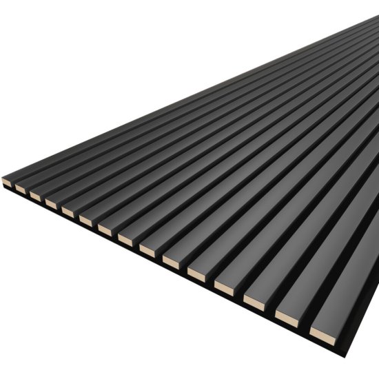 Панель акустическая 600х2780х21 мм Stella black lead 1,67 кв.м