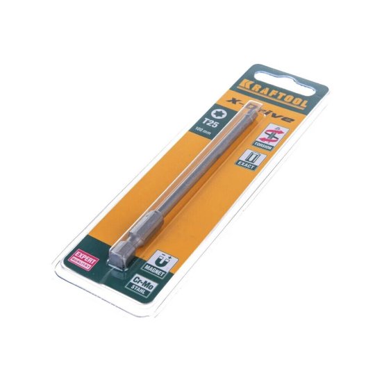 Бита Kraftool X-Drive (26125-25-100-1) TORX Т25 100 мм торсионная