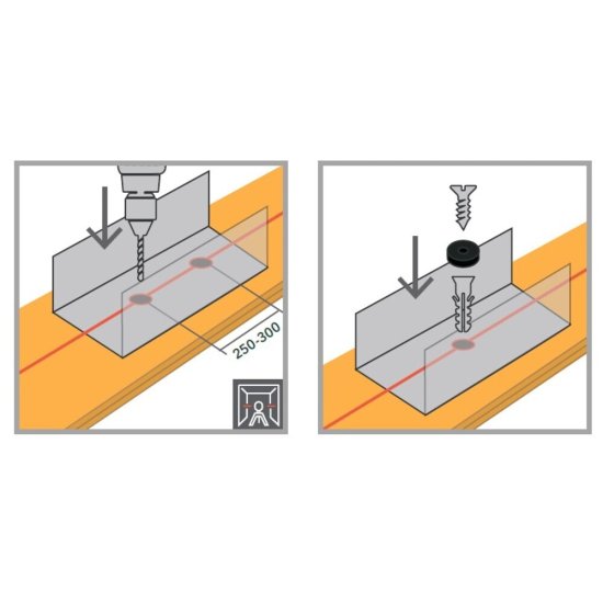 Лента вибродемпфирующая для профиля ГКЛ ТехноСонус Виброфлор 100х4 мм 15 м