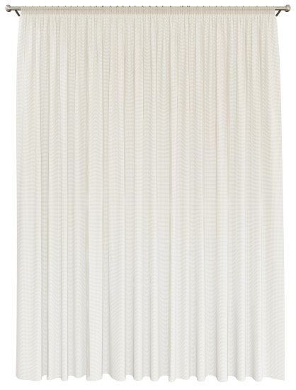 Тюль на ленте Фентези макраме 250x260 см цвет кремовый