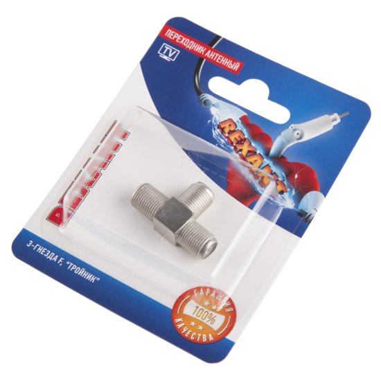 Соединительный ТВ-кабель Rexant 3-гнезда F