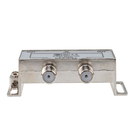 Разветвитель ТВ-сигнала с байпасом ТВх4 F-разъем