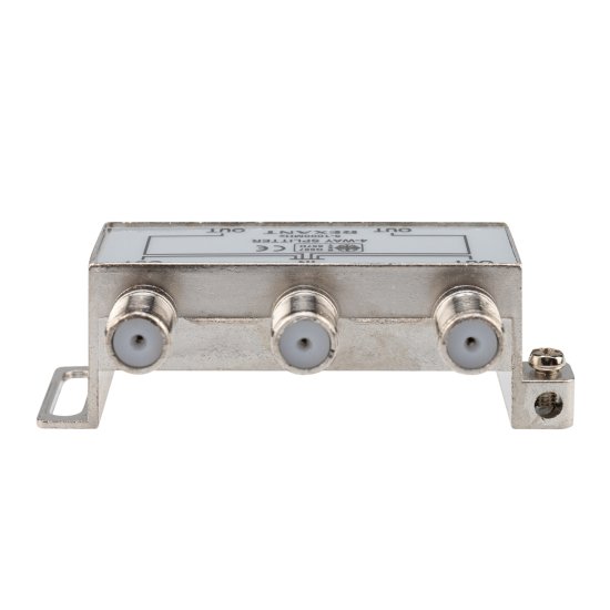 Разветвитель ТВ-сигнала с байпасом ТВх4 F-разъем