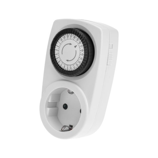 Розетка с таймером Rexant суточный цвет белый
