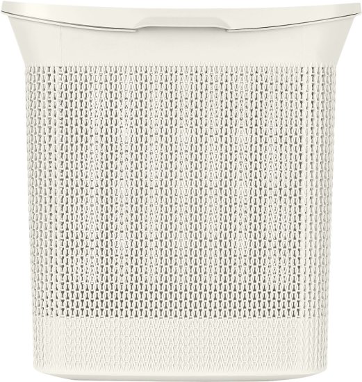 Корзина для белья Плес 35л прямоугольная цвет белый