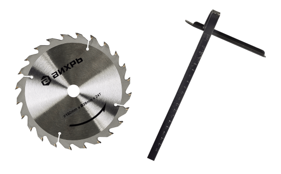 Пила циркулярная сетевая Вихрь ДП-1.6, 1300 Вт, 160 мм