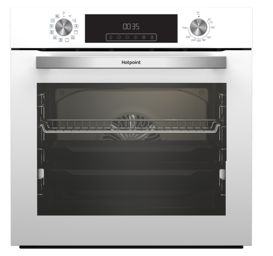 Встраиваемый духовой шкаф Hotpoint HFE9 1231 JSH WH 60x60x57 см цвет белый
