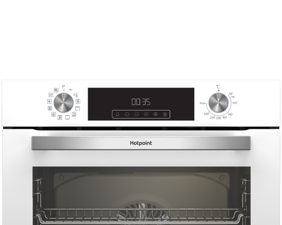 Встраиваемый духовой шкаф Hotpoint HFE9 1231 JSH WH 60x60x57 см цвет белый