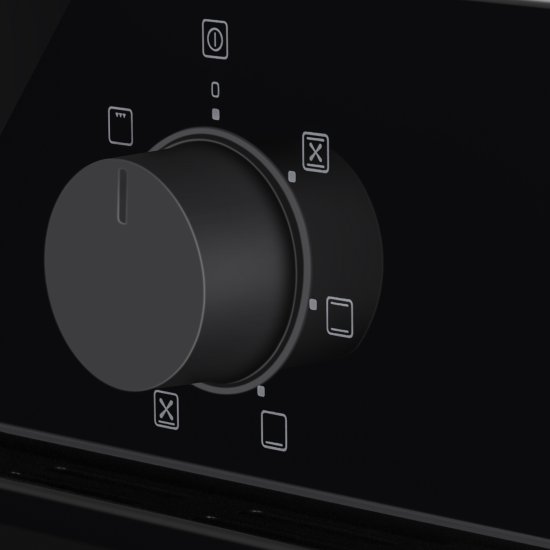 Электрический духовой шкаф Maunfeld EOEM516PB2 44.8x59.5x55 см конвекция цвет черный