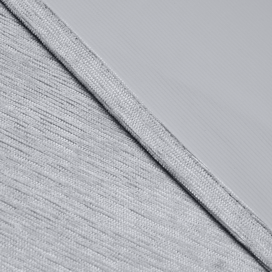 Штора на ленте со скрытыми петлями блэкаут KREAFORTA Auriane 200x280 см цвет серый