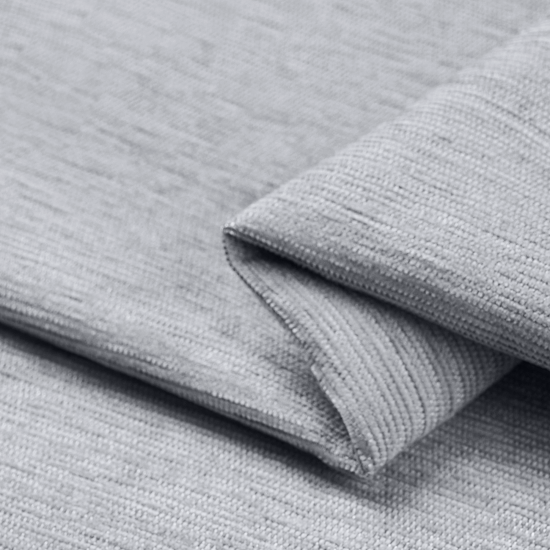 Штора на ленте со скрытыми петлями блэкаут KREAFORTA Auriane 200x280 см цвет серый