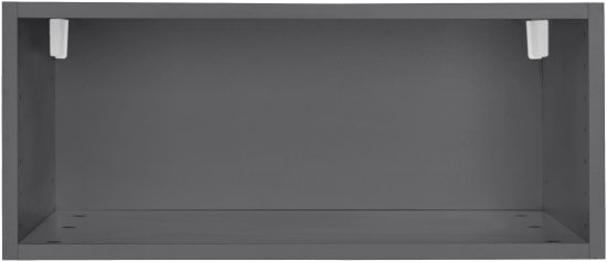 Кухонный шкаф навесной 60x26x56 см ДСП цвет серый